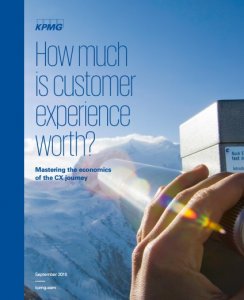 customer experience worth KPMG