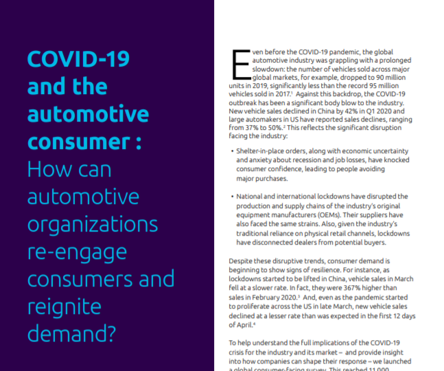 Informe CX - COVID19 y su impacto en el sector de la automocion