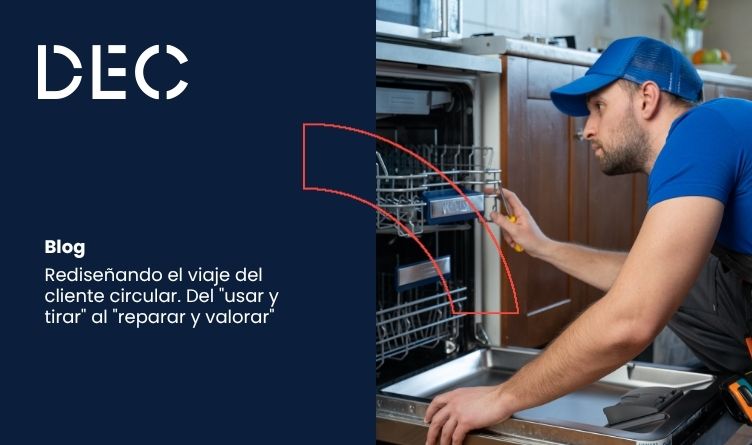 Rediseñando el viaje del cliente circular. Del "usar y tirar" al "reparar y valorar"